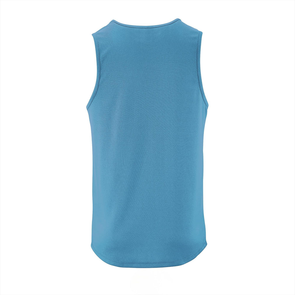Tanktop man Achterkant Aqua