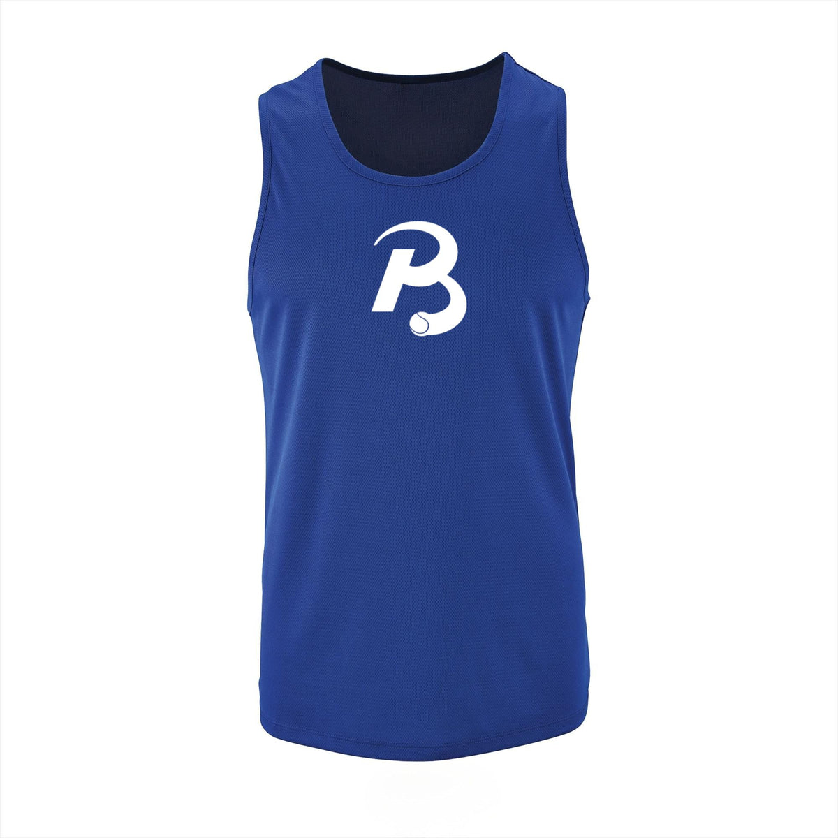 Tanktop man voorkant Blauw