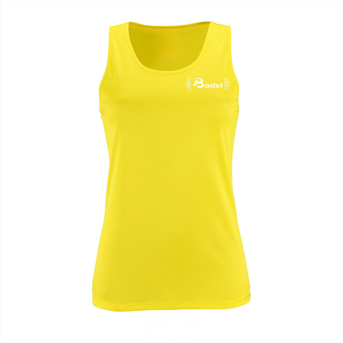 Tanktop dames voorkant Geel