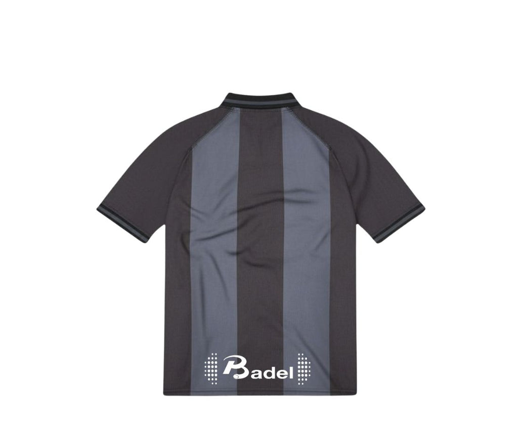 Grijs polo achterkant