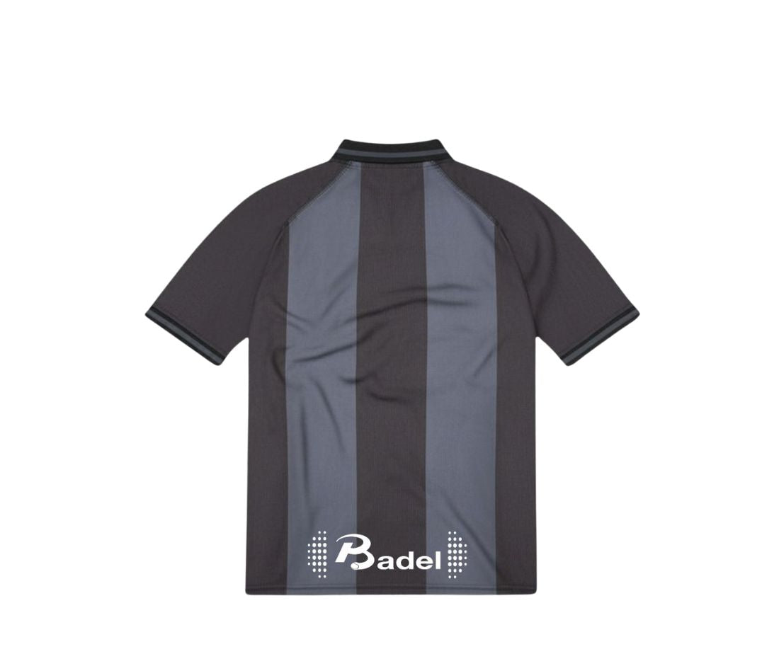 Grijs polo achterkant