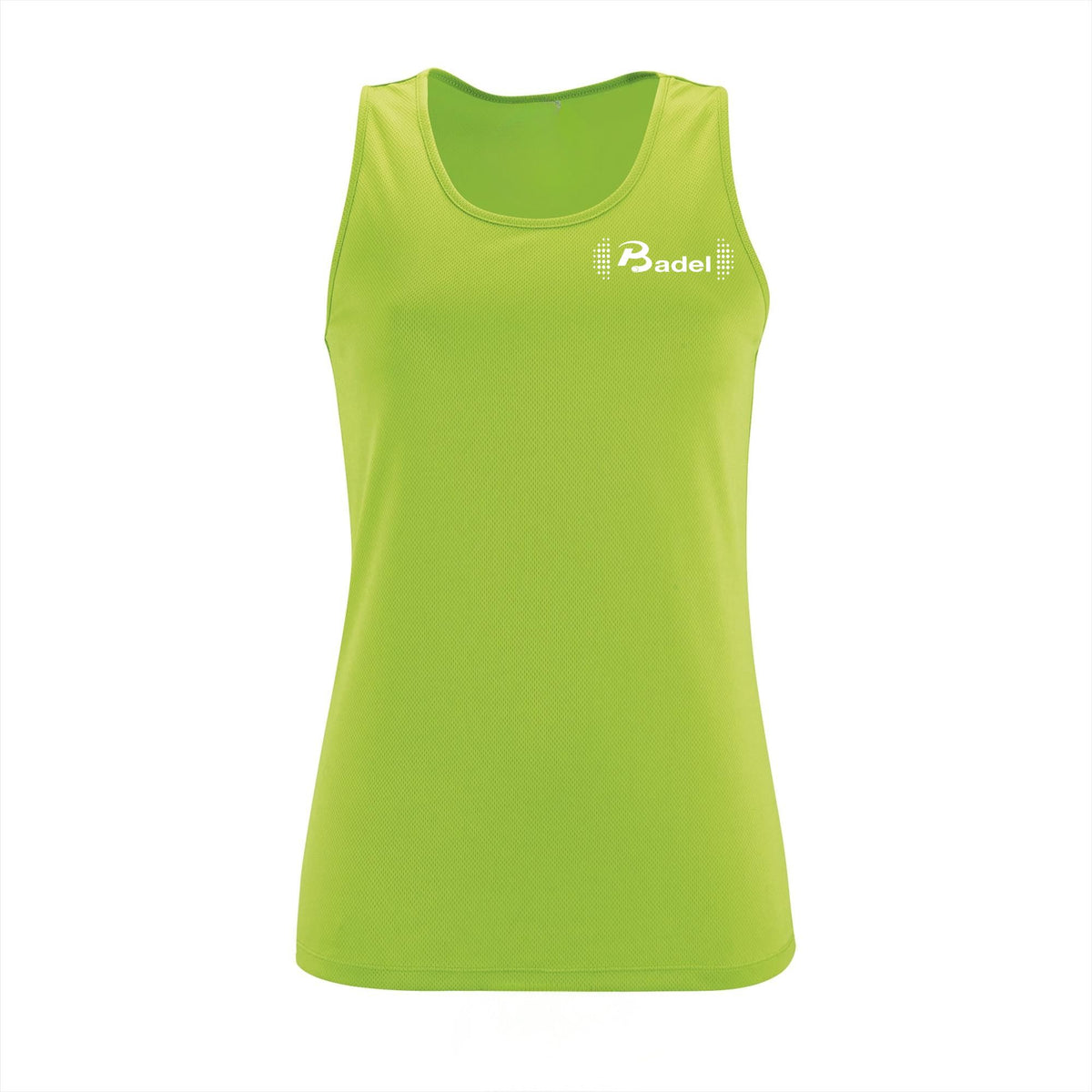 Tanktop dames voorkant Neon Groen