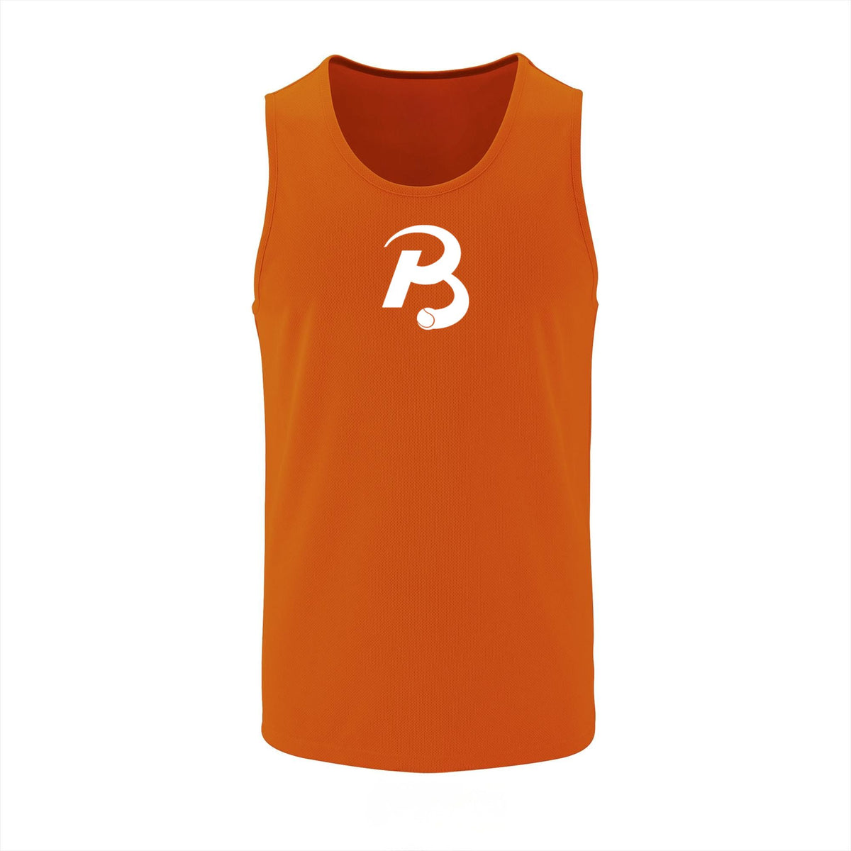 Tanktop man Voorkant Oranje