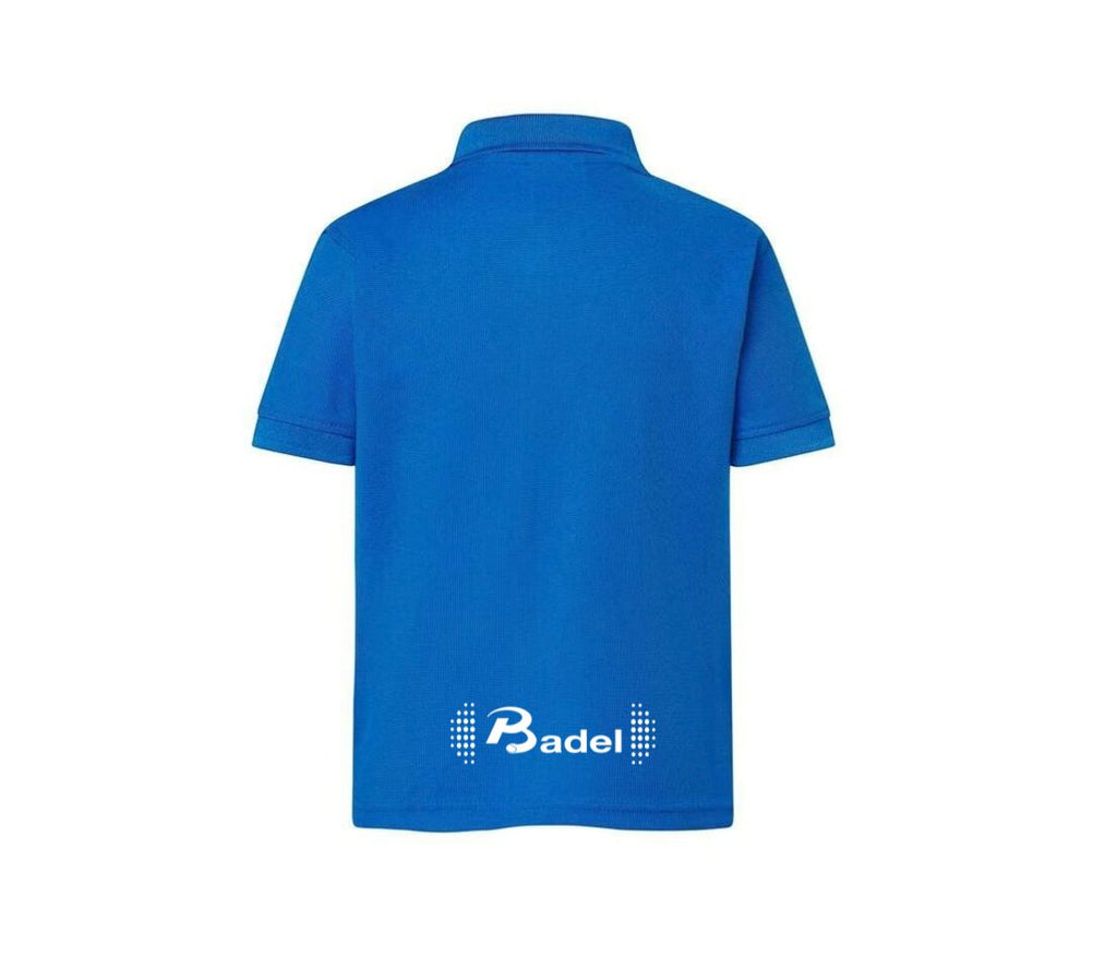 Polo blauw achterkant kinderen