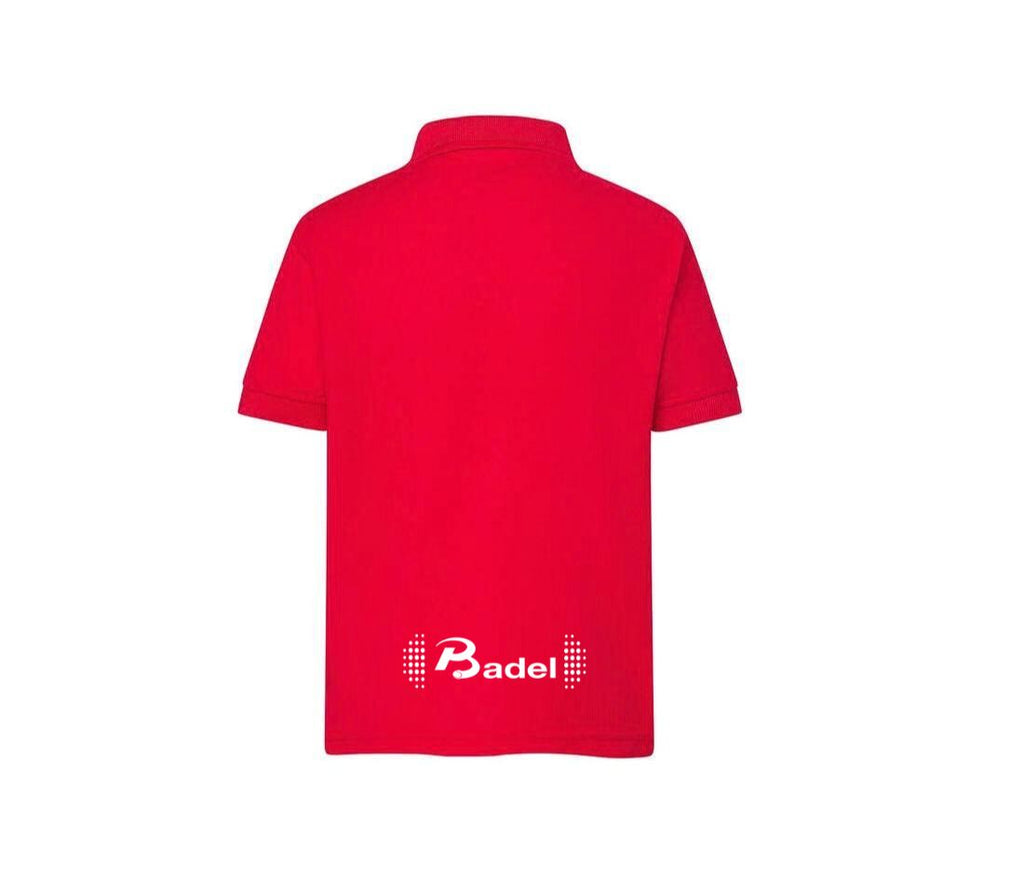 Polo rood achterkant kinderen