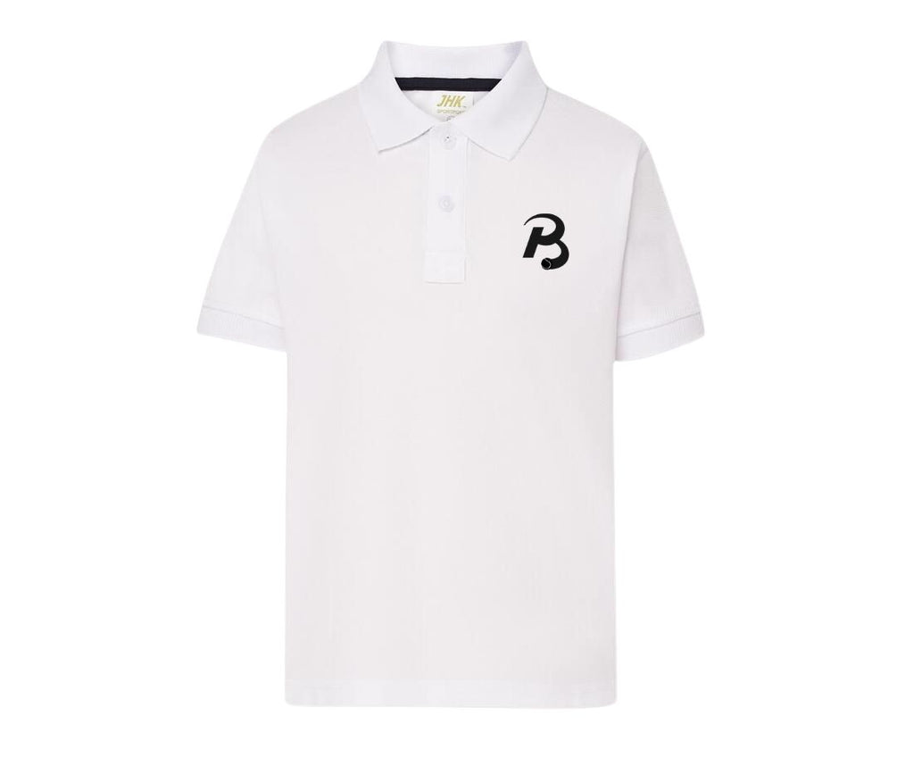 Polo wit voorkant kinderen