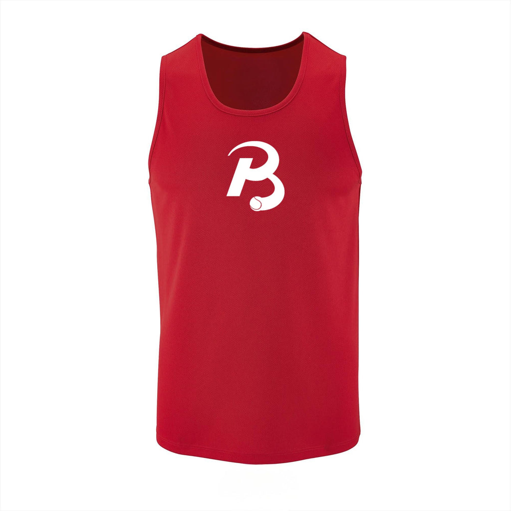 Tanktop man Voorkant Rood