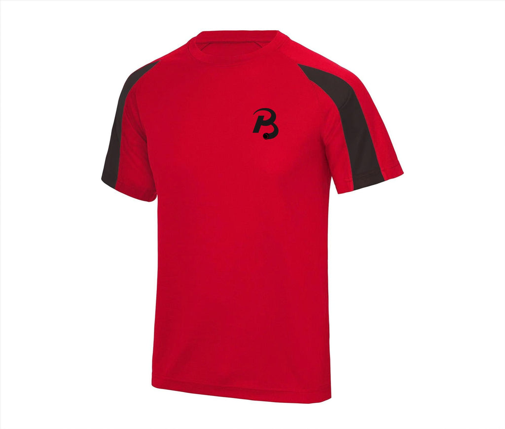 Rood shirt voorkant