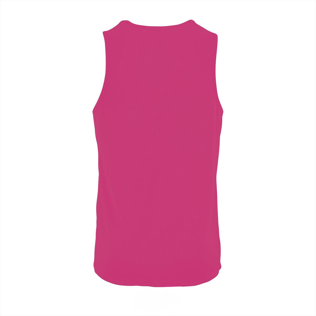 Tanktop man Achterkant Roze