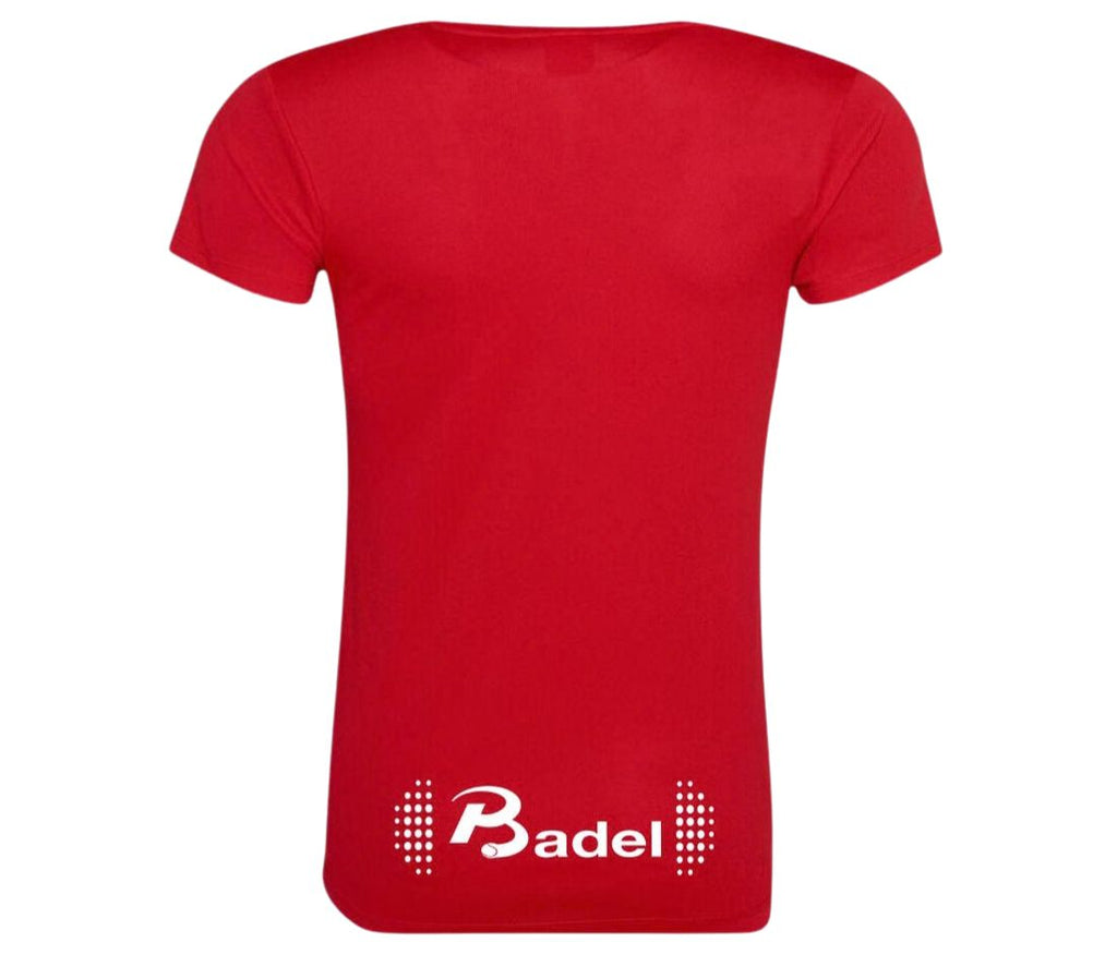 shirt dame rood achterkant