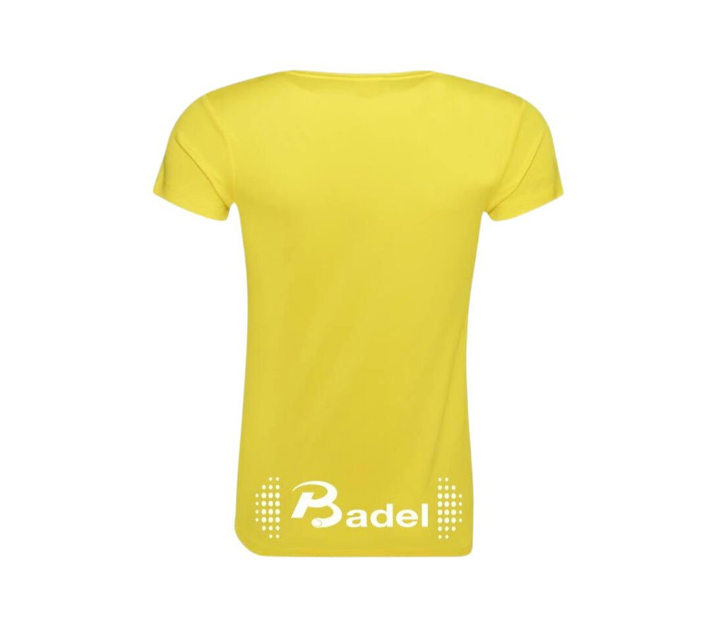 shirt dame geel achterkant