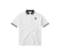 Witte polo voorkant