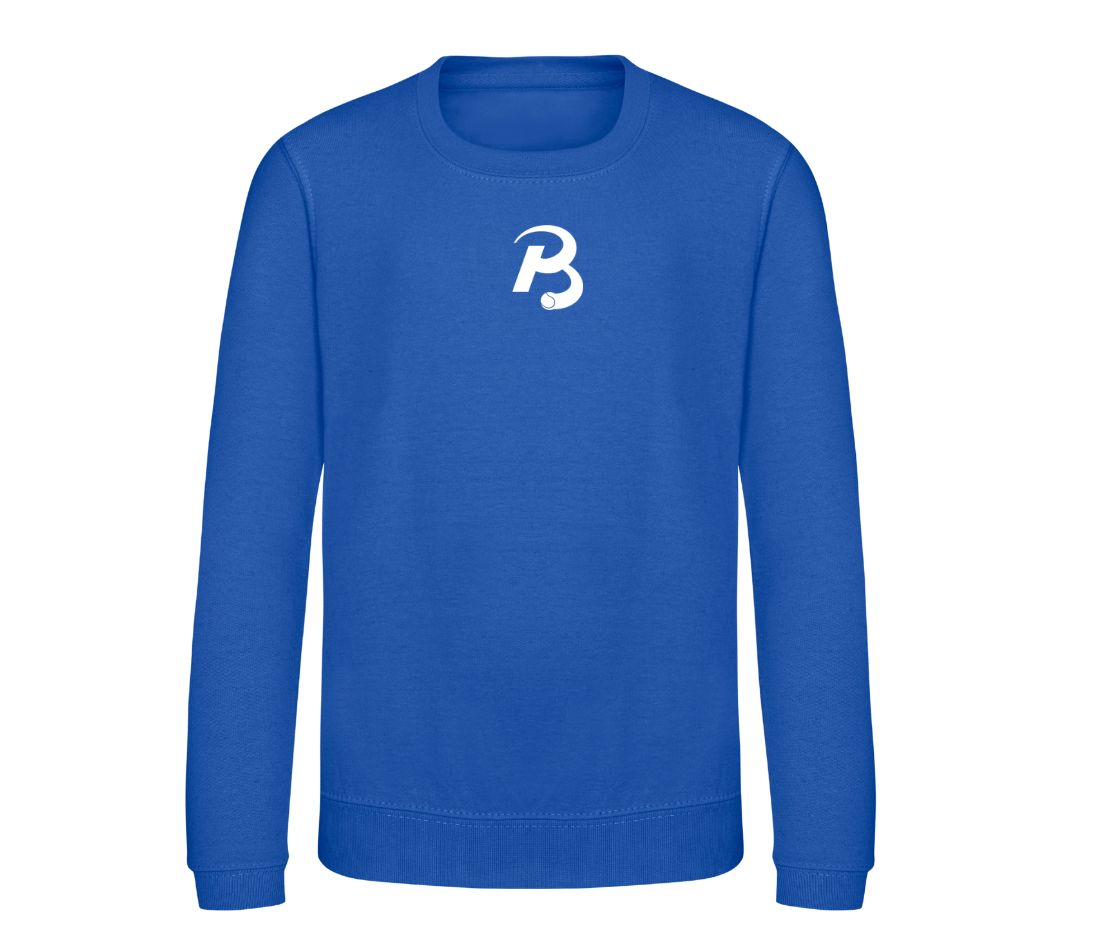 Hoodie blauw voorkant
